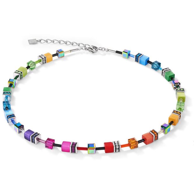 Hovedbilde COEUR DE LION Necklace GeoCUBE Multicolor rainbow 2838101520