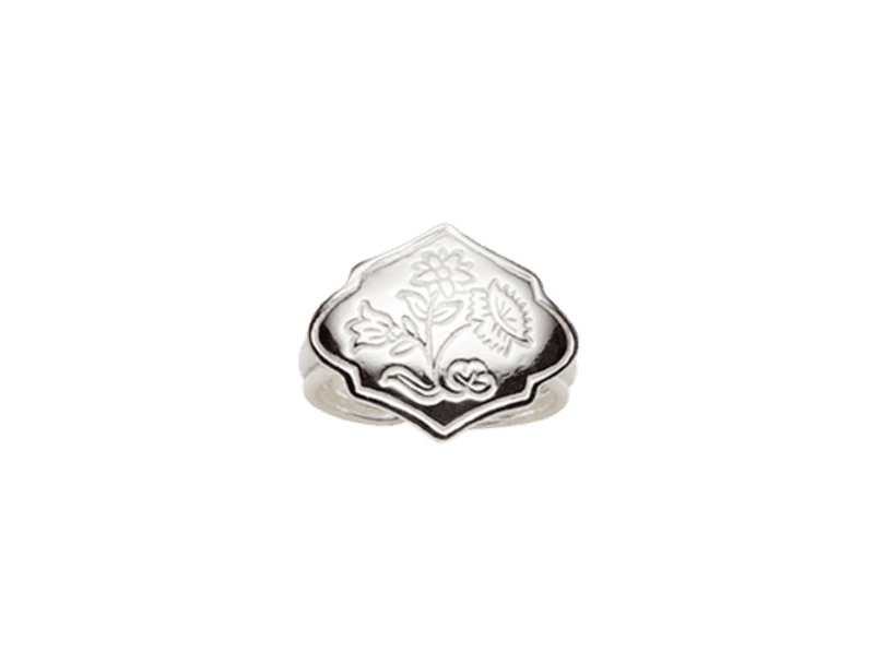 Sylvsmidja Nordland ring, hvit 378400