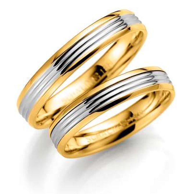 Hovedbilde Deg&Meg ring 585 gull 4mm SE135TF40 pris per stk