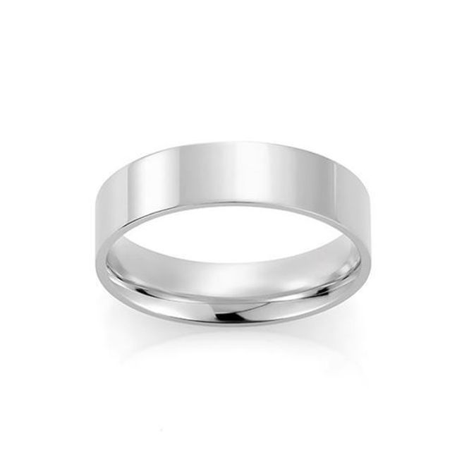 Hovedbilde Emotions ring hvitt gull 4mm 1289504 pris pr stk