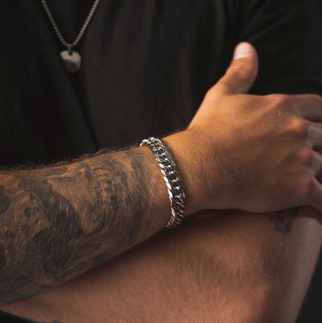 Hovedbilde Chain armbånd i stål 972600