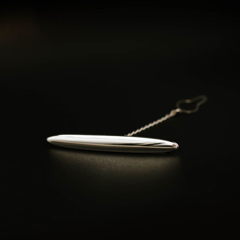 Slipsnål hvittgull oval 1565090