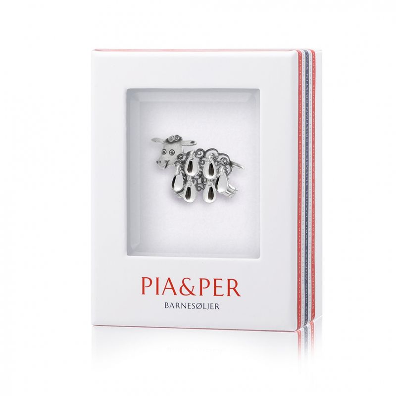 Sølje Sau oksidert sølv 61005