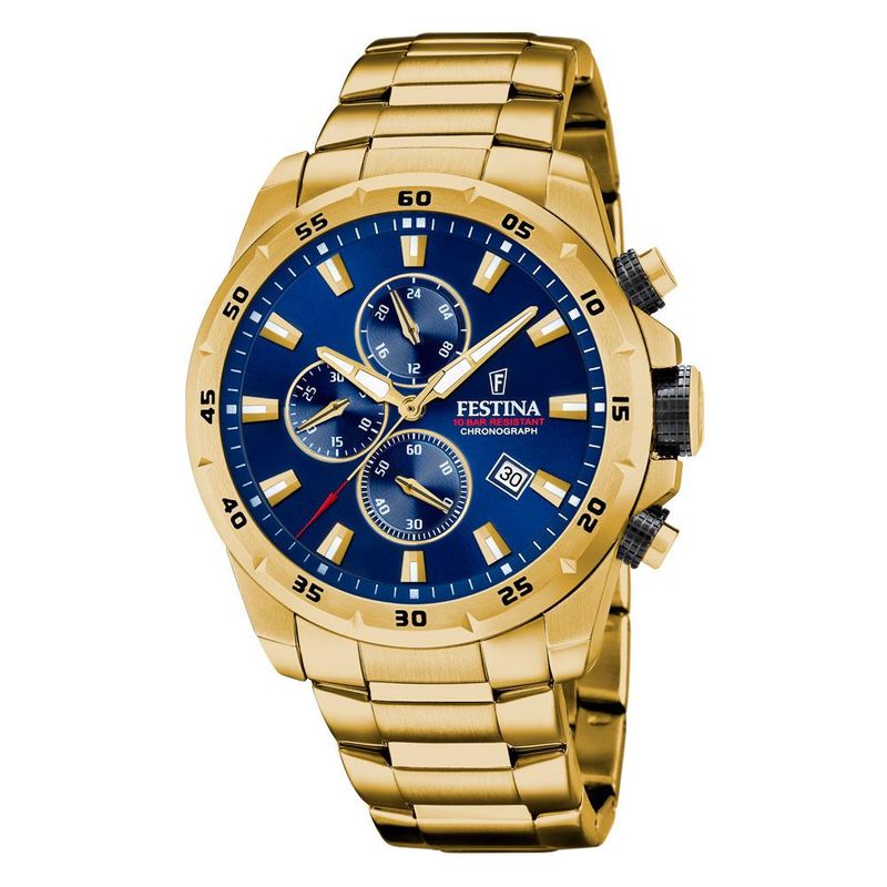 Festina Chrono Herre double blå F20541-2