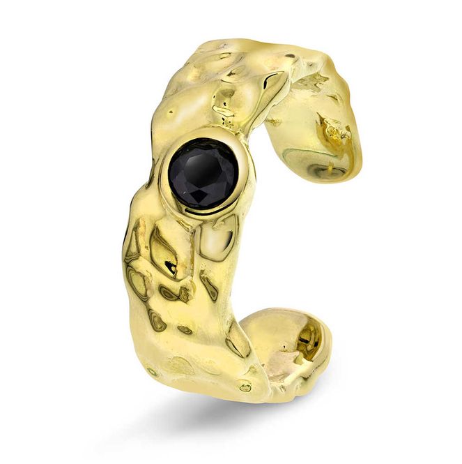 Hovedbilde Shapes Stone ring i sølv med sort zirkonia 240175