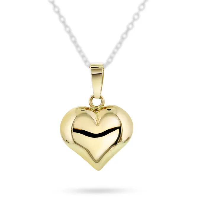 Hovedbilde Anheng 9K gull hjerte 10168-9k