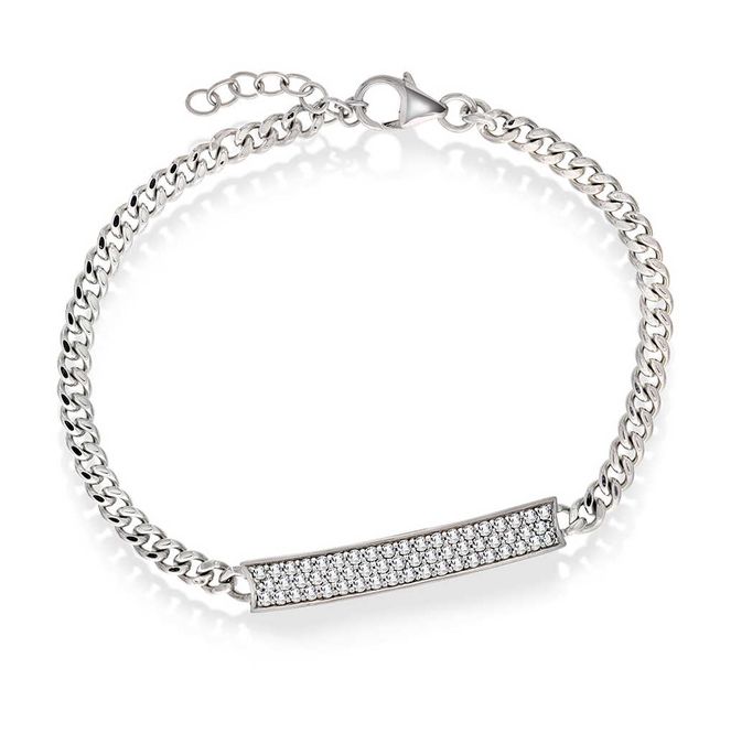 Hovedbilde Armbånd i sølv med zirkonia 991834