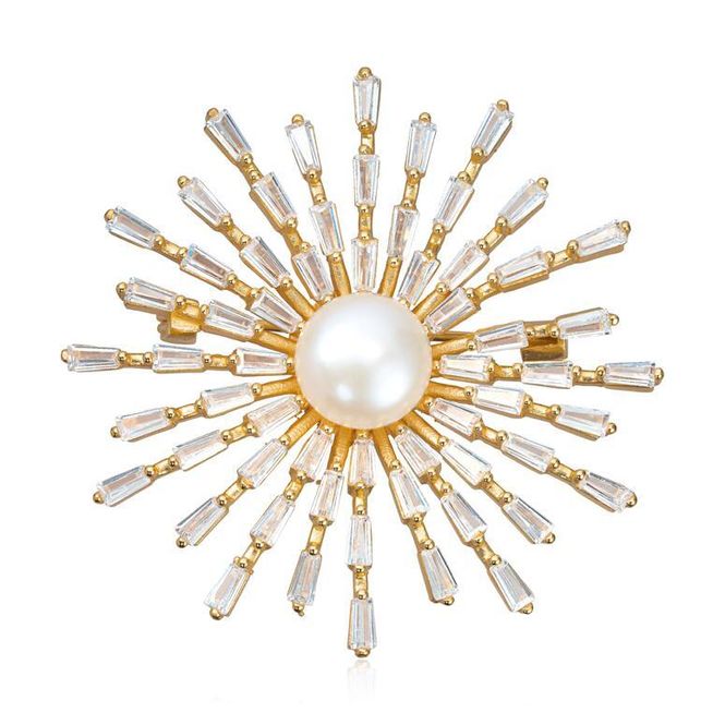 Hovedbilde Nål i sølv forgylt 3025502