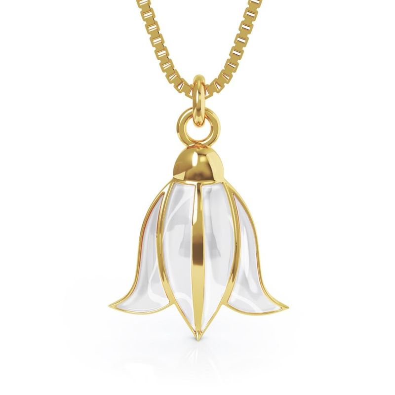 Blåklokke anheng hvit 860203