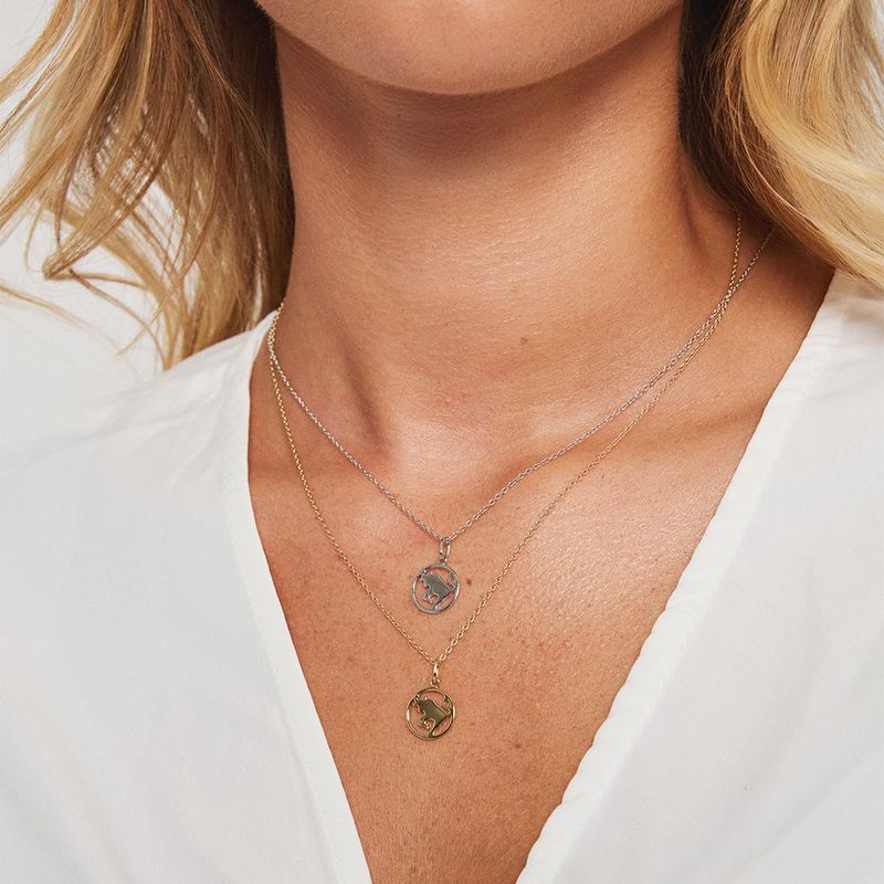 Horoskop Smykke forgylt sølv Tyren 992335