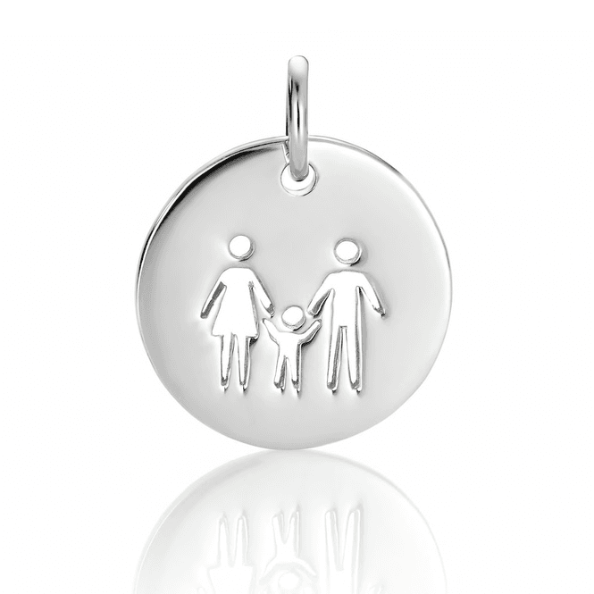 Hovedbilde Familie på 3 anheng i sølv 40004