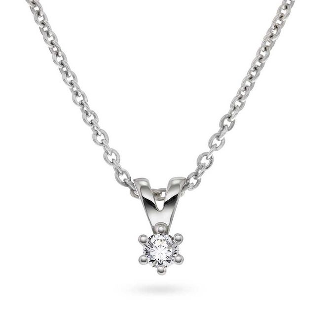 Hovedbilde Smykke i gull med diamant 0,05 ct WP 1615506-05-KJ