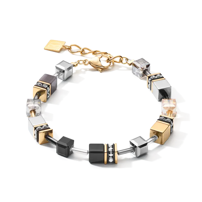 Hovedbilde COEUR DE LION Bracelet GeoCUBE grey gold 2839301216