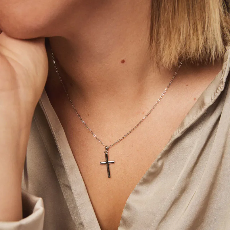 Smykke sølv kors 992497