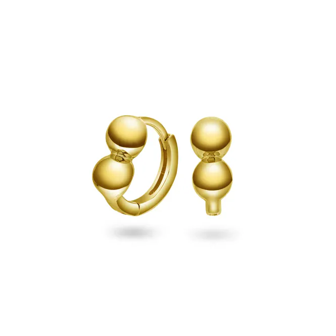 Hovedbilde Studio Bela øreringer forgylt sølv 221470